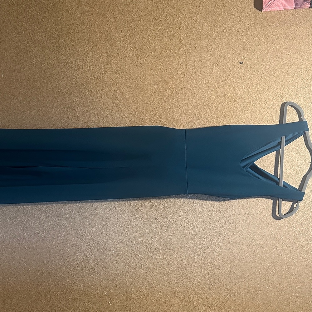 Elegant Teal Sleeveless Jumpsuit
